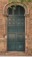 wooden double door